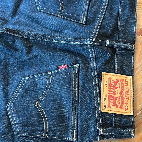 Men’s Levi’s 511 dark wash W 30 L 30 - Picture 5 of 7
